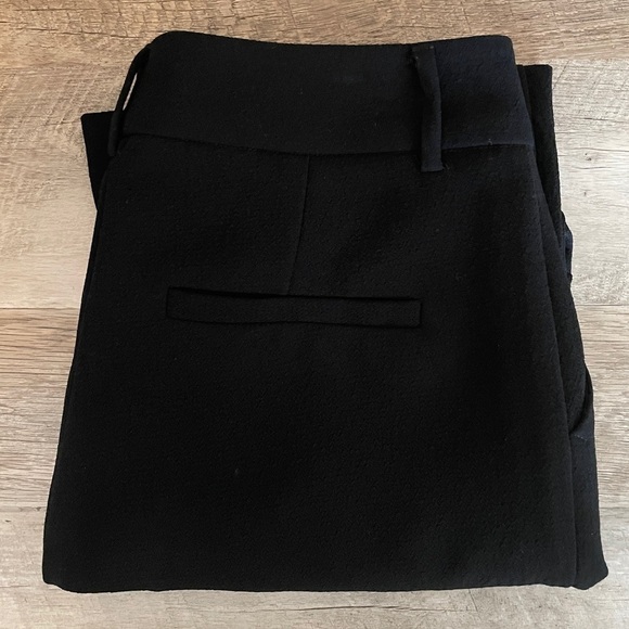 Allen Schwartz Hayden Black Crepe Crop Flare Dress Pants Size 6 - Picture 4 of 11
